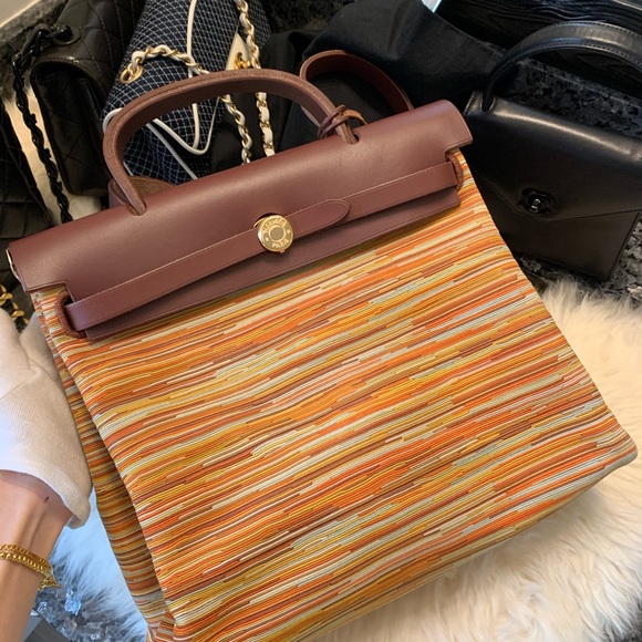 Hermes vintage vibrato herbag pm - Picture 3 of 10